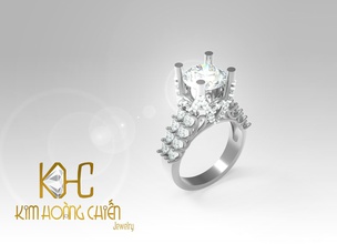 rings cc51 with elmas 1 dosyalar 3d yazdır model mücevher takı yüzük yüzükler altın gümüş nişan düğün moda beyaz parlak angagem çap solitaire safir 3d print model - Mito3D