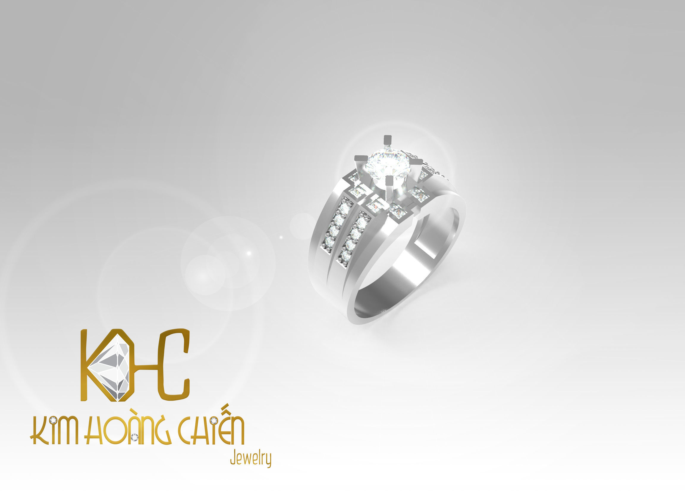 rings cc58 diamante 1 arquivos 3d impressão modelo gema jóia jóias joalheria anel argolas ouro prata noivado casamento moda branco brilhante engagem diamantado solitário safira 3D print model - Mito3D