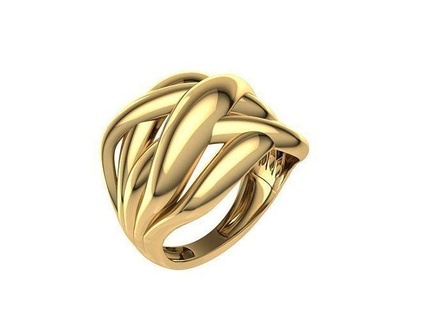 rings gold jewellery silver jewelry jewel printable 3d print model - Mito3D