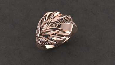 Ringe Schmuck gold Diamant-ring engagement 3d print model - Mito3D