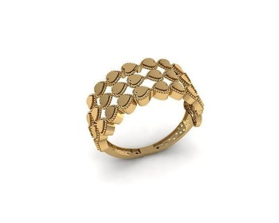 Ringe traditionell Schmuck Diamant Ring Solitär Frau Mode Mädchen druckbar Braut Gold Engagement indisch Türkisch Arabisch 3d print model - Mito3D