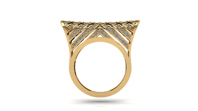 yüzük takı altın Gümüş elmas mücevher nişan düğün gem moda engagem güzellik yüzüğü kolye gergedan solitaire 3d print model - Mito3D