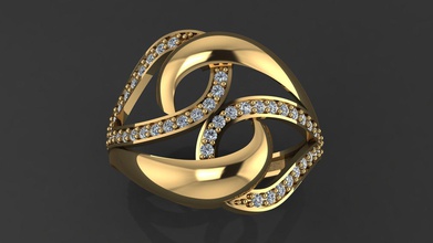 yüzük takı altın Gümüş elmas nişan düğün mücevher gem moda engagem güzellik yüzüğü solitaire 3d print model - Mito3D