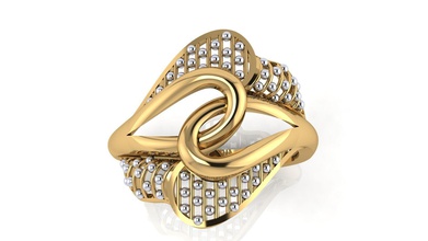 los anillos anillo de oro la joyería el diamante plata joya compromiso gem boda moda platino engagem y belleza solitaire rhino 3d print model - Mito3D