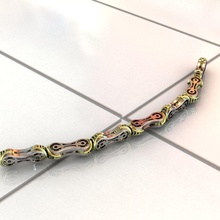 los anillos la joyería de prendas vestir el diamante oro jewelri imprimible 3d print model - Mito3D