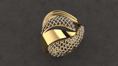 rings jewelry gold silver diamond printable jewellery jewel engagement gem wedding engagem ring fashion beauty rhino platinum 3d print model - Mito3D