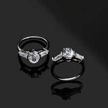 rings engagement ring jewelry gold platinum silver brilliant diamond sapphire ruby emerald amethyst aquamarine citrine topaz garnet diamant brillant desktop tanzanite 3d print model - Mito3D