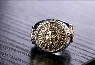 argolas anel ouro prata joalheria imprimível jóias moda 3d print model - Mito3D