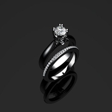 anelli gioielleria platino oro argento brillante diamante squillare gemma desktop ametista acquamarina citrino granato diamant modello prezioso amore 3d print model - Mito3D
