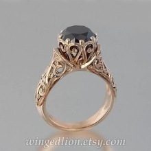 rings jewelry pendant gem gold silver platinum luxury 3d print model - Mito3D