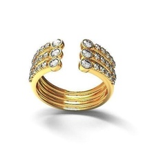 anneaux bijoux précieux gemme platine or argent bijou diamant bague mode Valentin sterling brillant engagement moderne Anillo joyeria joya 3d print model - Mito3D