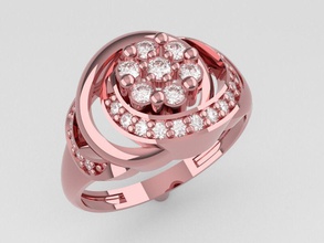 los anillos la joyería de oro anillo diamante plata moda escaneado 3d modelos varios 3d print model - Mito3D