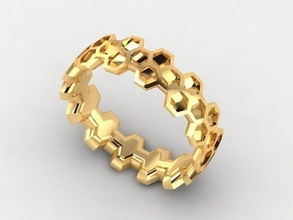 rings diamond gold woman jewelry print 3dprinted jewellery printable design ring jewel golden fashion printabl printing prototyping 3d print model - Mito3D