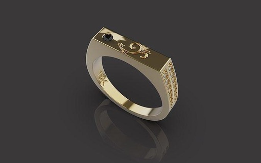 yüzükler 0087 takı yüzük altın yazdırılabilir elmas gümüş mücevher düğün platin lüks moda erkekler dünya tasarım 3d print model - Mito3D