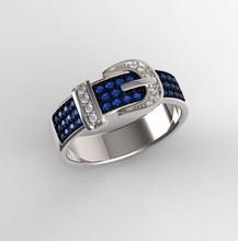 Ringe 10310 Schmuck Juwel ring gold Edelstein gem 3d print model - Mito3D