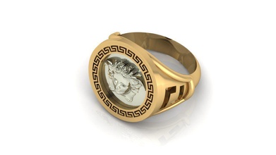 anelli di 10397 gioielli anello oro gioiello 3d print model - Mito3D