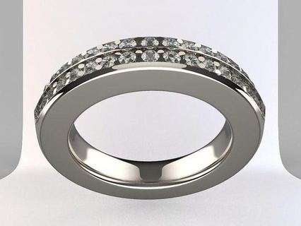 rings diamond ring jewelry gold silver printable jewel jewellery gem wedding engagem apparel bracelate games toys 3d print model - Mito3D