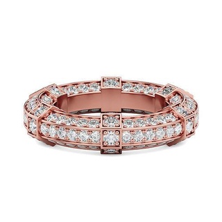 anelli gemma round squillare gioielleria oro argento nozze diamante gioiello engagement Fidanzamento cad 3d print model - Mito3D
