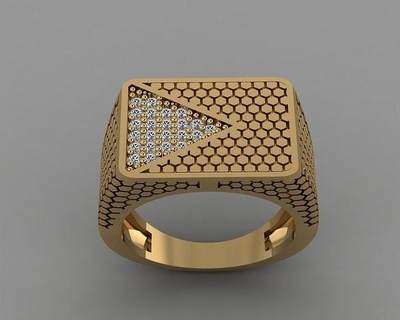 Ringe Gold Ring Diamanten Silber Mode Sterling druckbar Juwel Schmuck brillant Diamant Schönheit Engagement Hochzeit Anhänger 3d print model - Mito3D