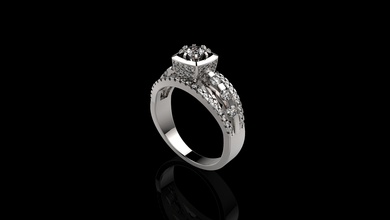 argolas j011 ouro joalheria anel prata diamante gema jóia jóias noivado imprimível Casamento esterlina moda branco brilhante 3d print model - Mito3D