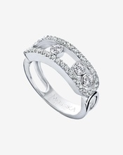 anillos Messika rizado cg85 picar joyería joya plata oro diamante Moda enganchar Boda compromiso anillo imprimible solitario bague soltar séquito amor 3d print model - Mito3D