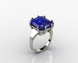 Ringe n16 Schmuck gold ring sterling Juwel Silber Diamant-ring genial Mode-ring diamant gem Ohrring Mode-Schönheit bedruckbar ist engagem weiß diamond 3d print model - Mito3D