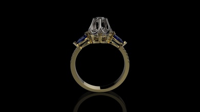 anéis n19 jóias ouro anel de diamante brilhantes gem platina brilhando área trabalho amor printable a arte escuro luxo valentine equipamentos informática lua sterling moda beleza vestuário diamant 3d print model - Mito3D