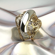 rings stone ring jewelry gold silver diamond gem jewel jewellery wedding 3d print model - Mito3D