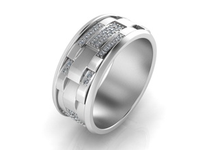 anillos piedras rocas rock roca libra esterlina joya compromiso moda anillo textura arena naturaleza imprimible joyería boda 3d print model - Mito3D