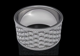 yüzük taşı mücevher takı altın gümüş yazdırılabilir platin düğün angagem prototip oluşturma yüzükler 3d print model - Mito3D