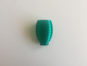 ripple cup 2 Haus welligkeit vase supportless vasemode Dekor 3d print model - Mito3D