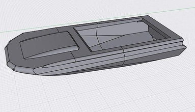 bateau mouche conception technologie image moderne art loisir DIY main outils 3d print model - Mito3D