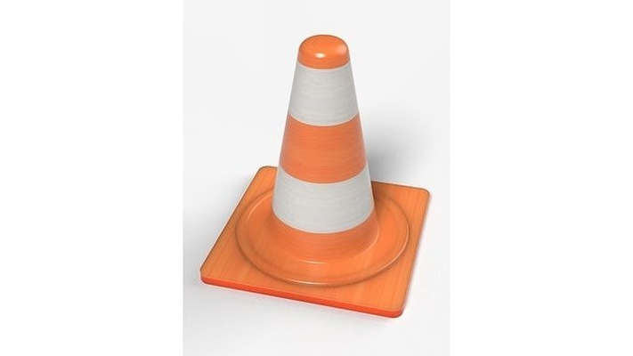 road cone traffic orange safety construction highway pvc flexible unbreakable warning alert bright police parking management exterior hobby diy automotive 3d print model - Mito3D