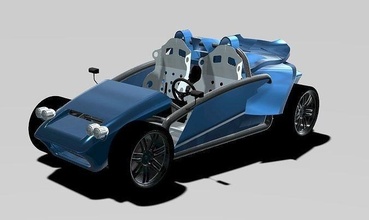route légal haute performance voiture prions sport courses auto concept Véhicules 3d futur supercar luxe technologie vitesse formule 1 pneu jante rallier 3d print model - Mito3D