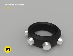 roadhog bracelet - 3d print model brecelet overwatch game accessories games toys 3d print model - Mito3D