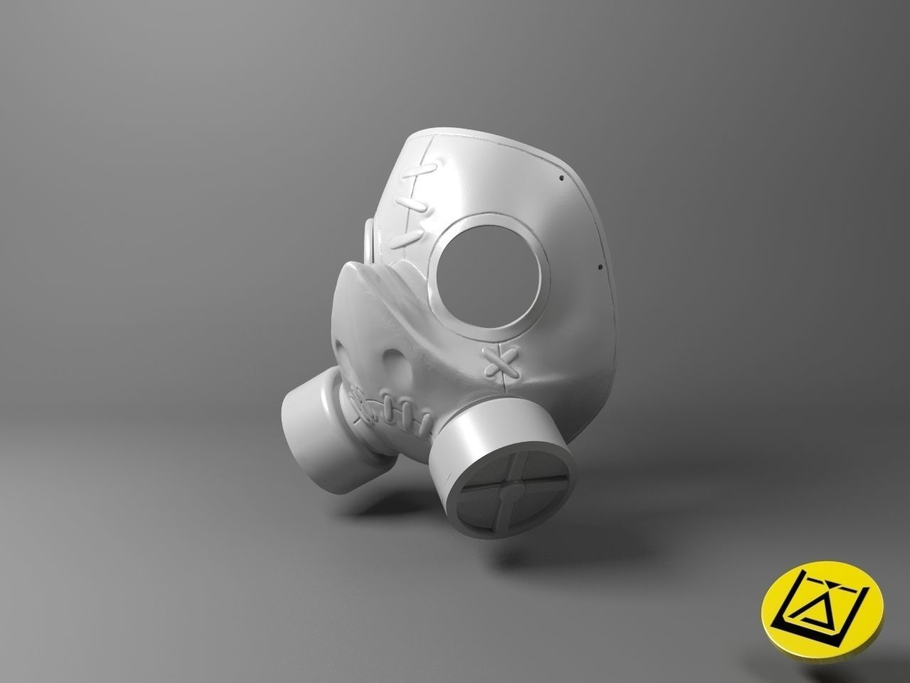 verkehrsrowdy maske overwatch spiel schwein schneesturm cosplay charakter helm kostüm gaming rüstung fps zubehör spiele spielzeuge 3D print model - Mito3D