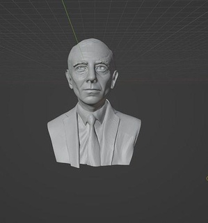 Robert Oppenheimer jrobertoppenheimer Manhattan manhattan projesi Heisenberg wernerheisenberg Bilim insanı fizikçi kuantum bohr Rutherford Einstein Schrodinger planck maxplanck Sanat heykeller 3d print model - Mito3D