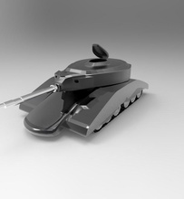 robo tank cup games-toys robotank transform games toys home printing 3d print model - Mito3D