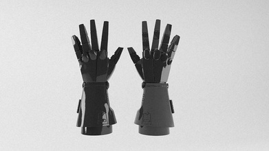 robocop eldivenler dökümler film 3d yazdır oyuncak yazdırılabilir kostüm takım elbise destek sahne polis sinema aksiyon heykelcik hobi kendin yap 3d print model - Mito3D