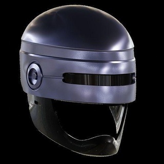 robocop casco scifi puntello 80s polizia film cyborg cyber robot carattere passatempo Fai robotica 3d print model - Mito3D