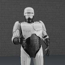 robocop statue 3d printing cop police movie prop toy replica collectible robot armor suit cosplay character games toys 3d print model - Mito3D