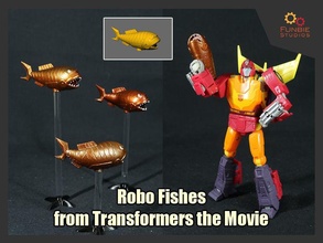 robofishes transformadores filme robô fishese 86 jogos brinquedos 3d print model - Mito3D