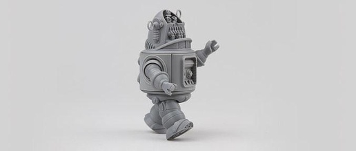 robot juguete plastico tecnología futurista juegos juguetes 3d print model - Mito3D