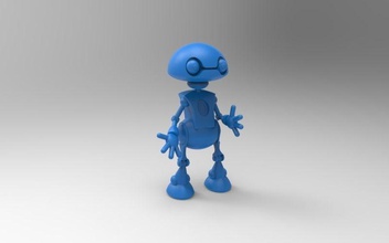 robot games-toys scifi 3dprint toys science games 3d print model - Mito3D