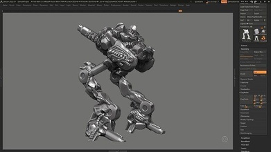 robot battaglia a01 3d Stampa modello meccanico scifi futuristico scultura argilla orco fallimento creatura carattere mostro spazio armatura figura viso guerriero arte sculture 3d print model - Mito3D