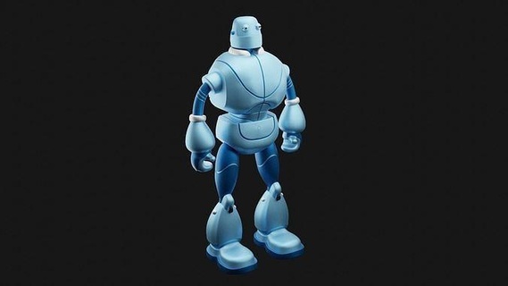 Roboter Charakter rc07 Zahl Kunst retro Figur Skulptur 3dartist Mixer Spielzeug Design Modellieren Hobby DIY Robotik 3d print model - Mito3D