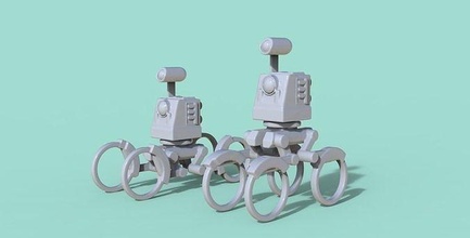 robot diagnostiqueur mécanique dron réparation outil ingénierie service traitement Jeux jouets 3d print model - Mito3D