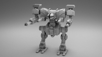 robot combatiente lucha juegos máquina guerra pistola armas arma 3d impresión 3dprintmodels juguetes 3d print model - Mito3D
