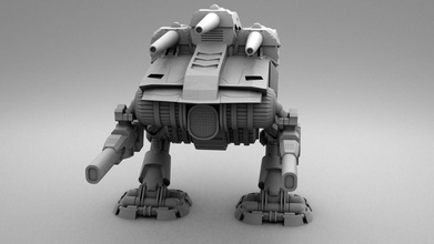 robot pistole Giochi guerra arma pistola uccisore arte macchina 3d stampa giocattoli 3d print model - Mito3D