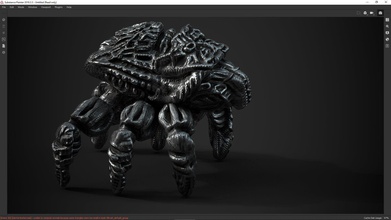 robô ferro aranha alto poli pbr zbrush substância escultura anatomia arte esculturas 3d print model - Mito3D